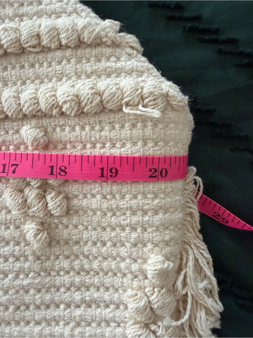 Shade & Shore Cream Woven Fringe Large Tote Bag - Picture 4 of 4